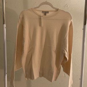 ASOS Tall Ivory Knitted Long Sleeve Sweater 6 NWT